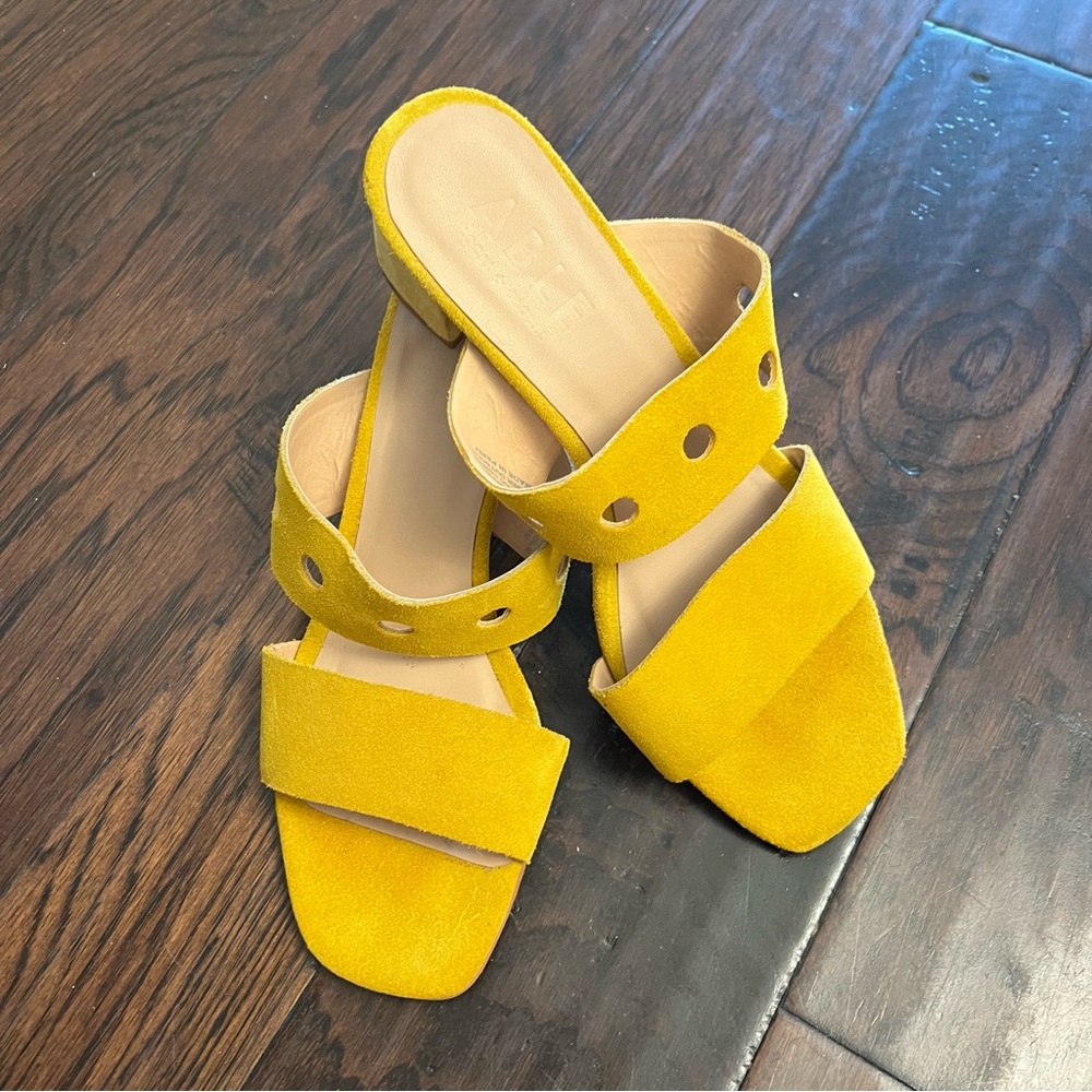 ABLE Women’s Leather Heeled Sandals